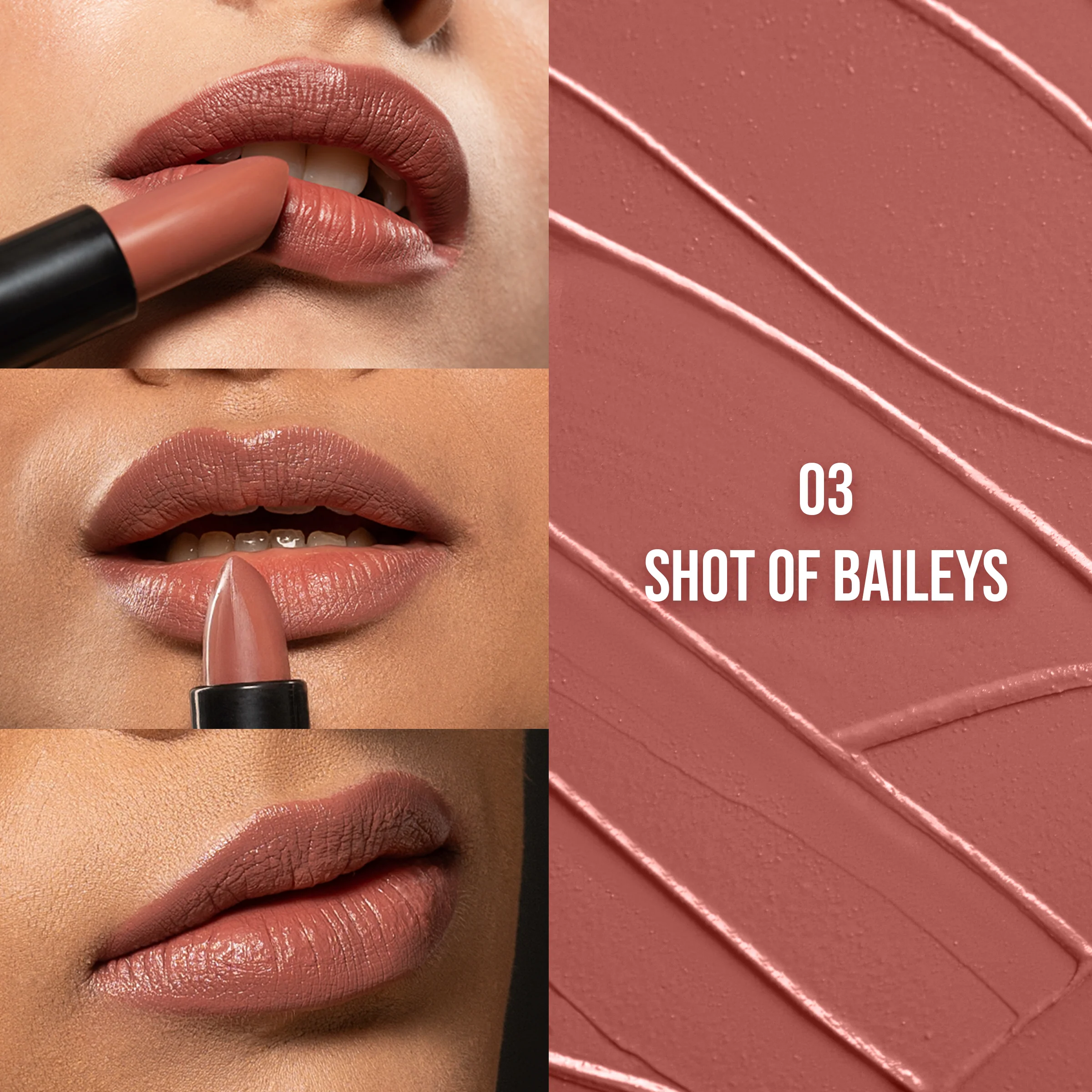 Crème De La Matte Lipstick - 03 Shot of Baileys - Image 2