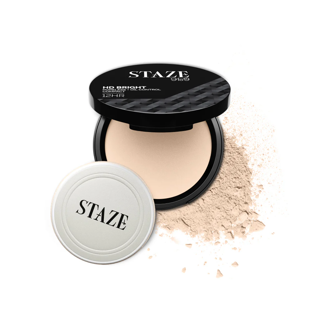 HD Bright Pressed Compact - 128C Cashmere