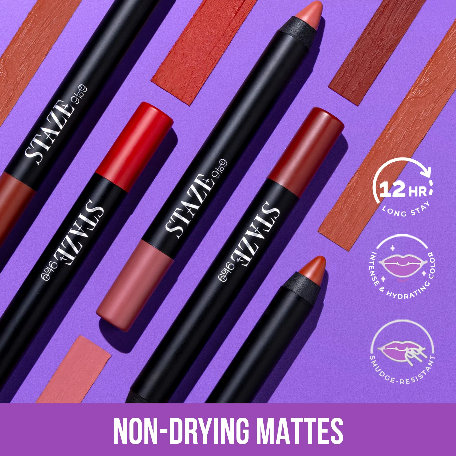 Pout On Lip Crayon - 12 Fine Wine - Image 3
