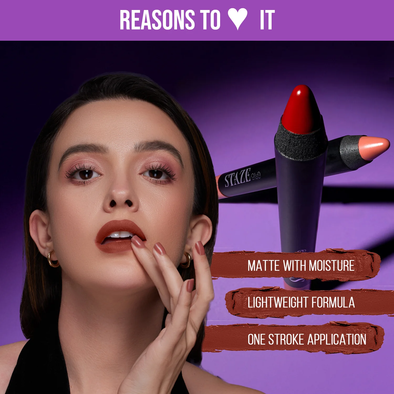 Pout On Lip Crayon - 12 Fine Wine - Image 4