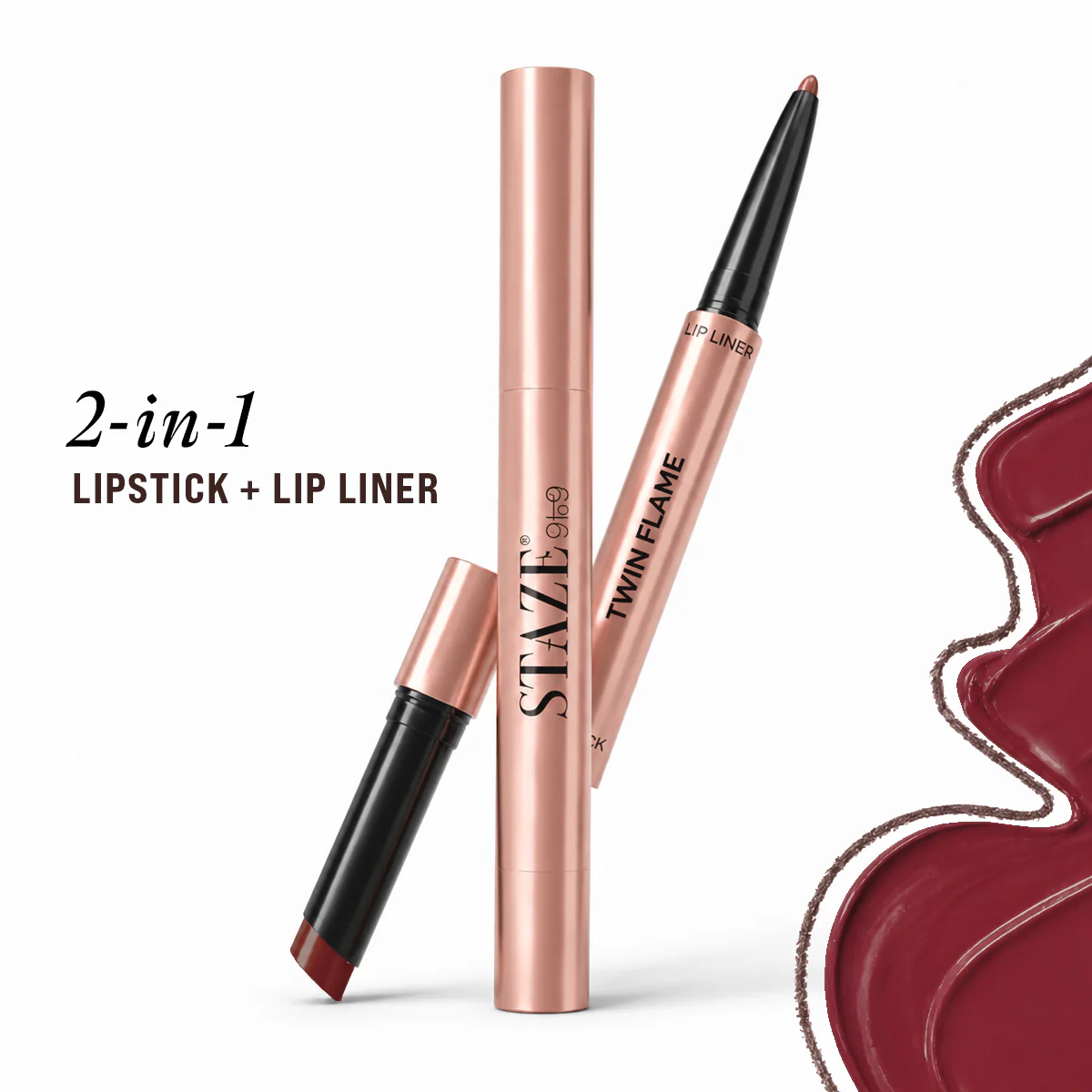 Twin Flame 2in1 Lipstick + Lip Liner 06 Love Language