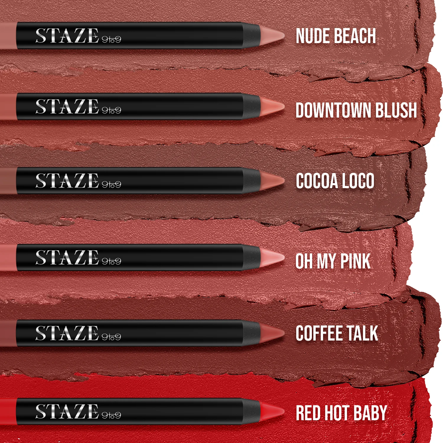 Pout On Lip Crayon 04 Coffee Talk with Sharpener - Image 6