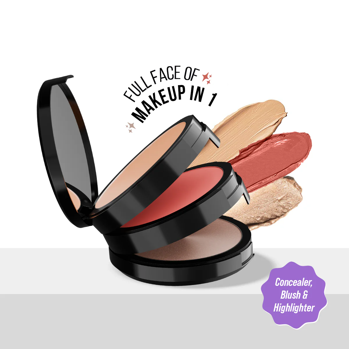 Triple Treat Stacked Face Palette