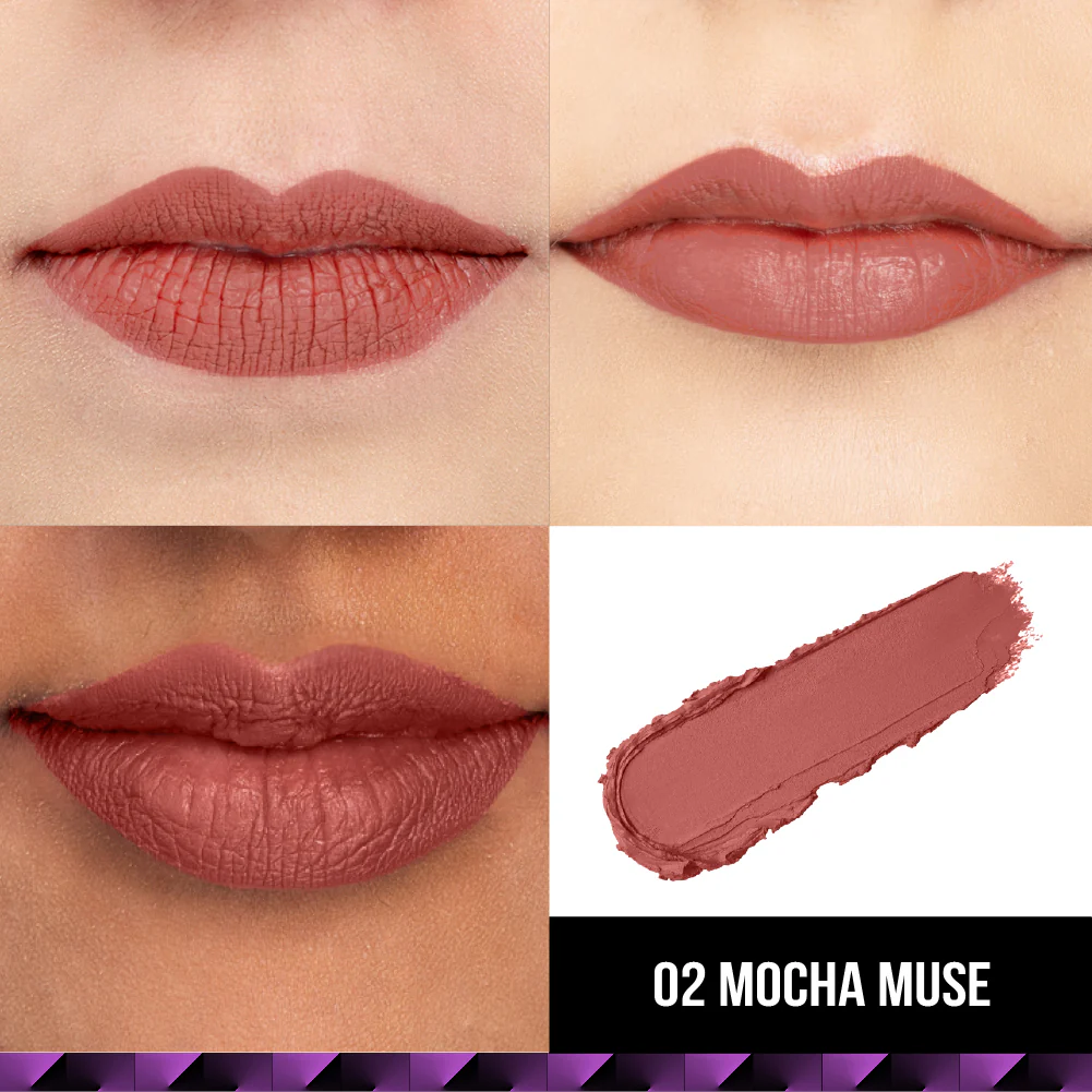 Velvet Kiss Bullet Lipstick - 02 Mocha Muse (Copy) - Image 4